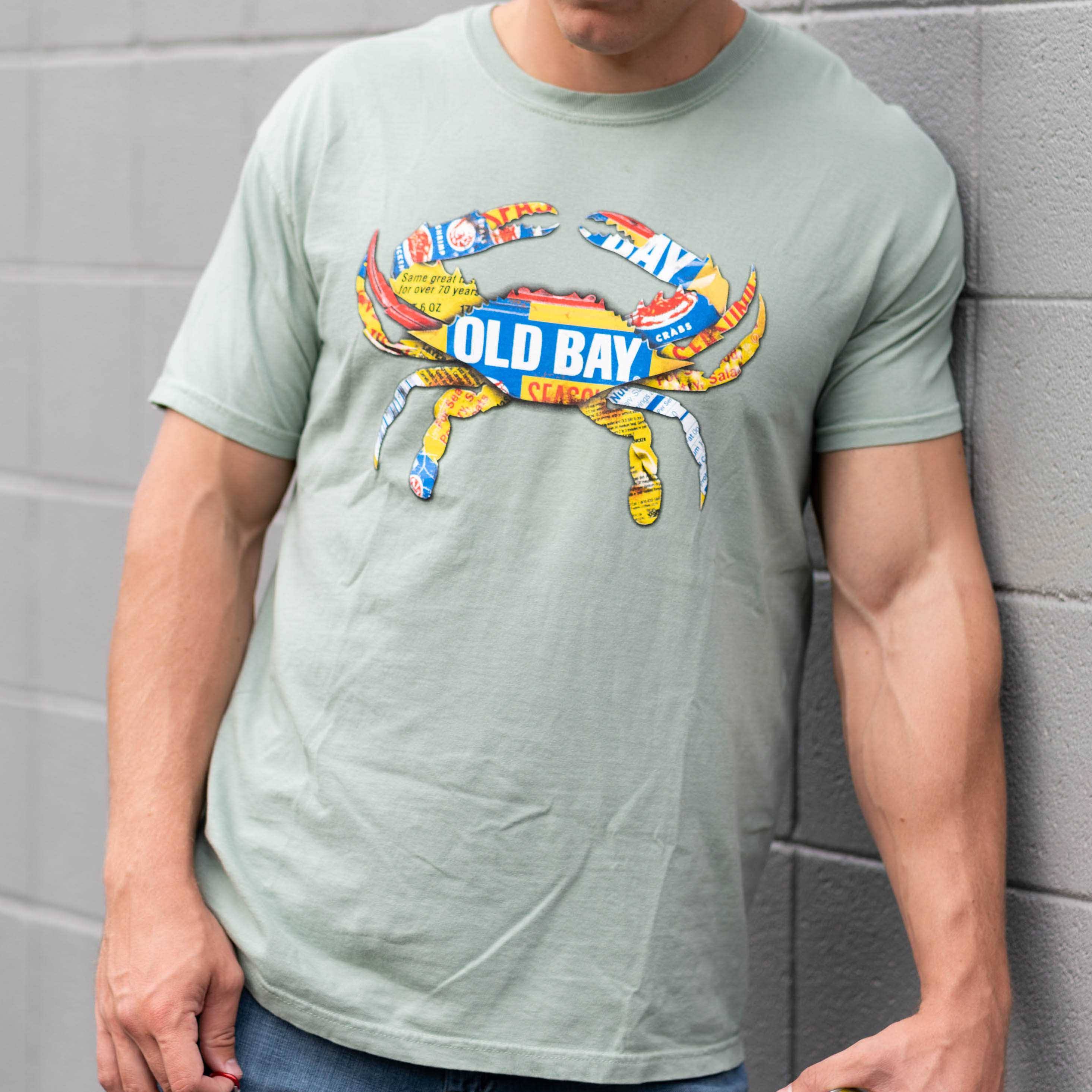 Old Bay Tin Crab (Bay) / Shirt - Route One Apparel