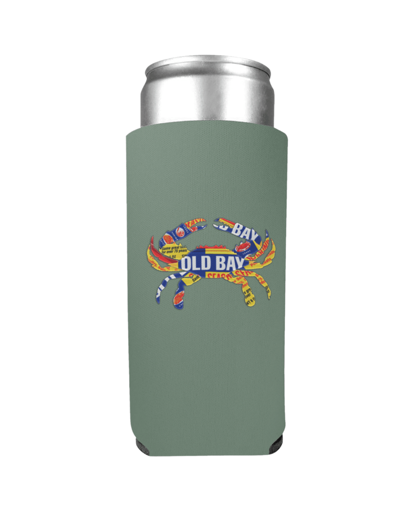 Old Bay Tin Crab / Slim Can Cooler - Route One Apparel