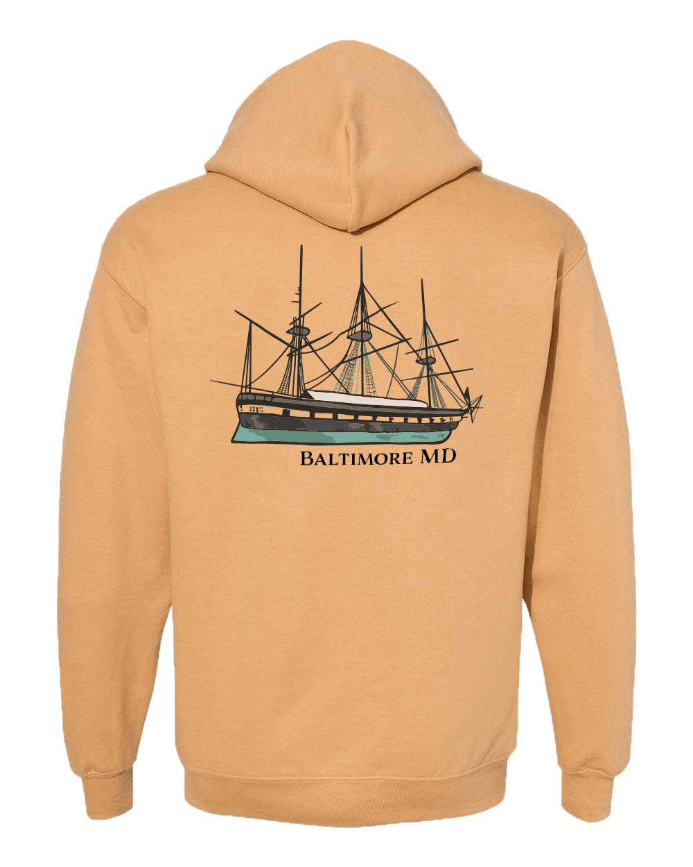 Keep Maryland Iconic - Constellation (Old Gold) / Hoodie - Route One Apparel