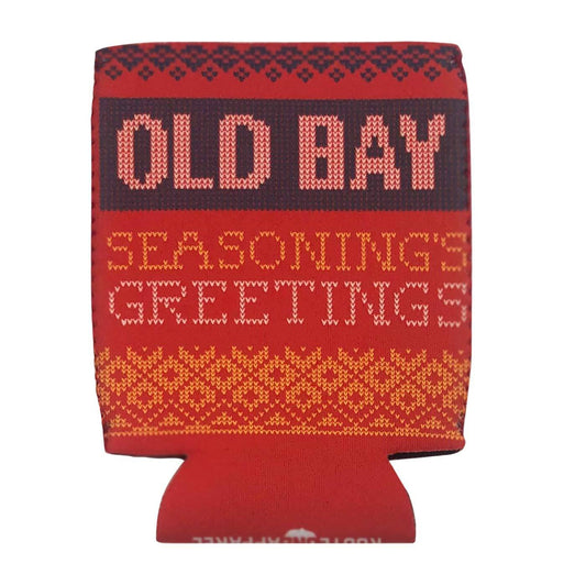 Seasoning Greetings (Red) / Can Cooler - Route One Apparel