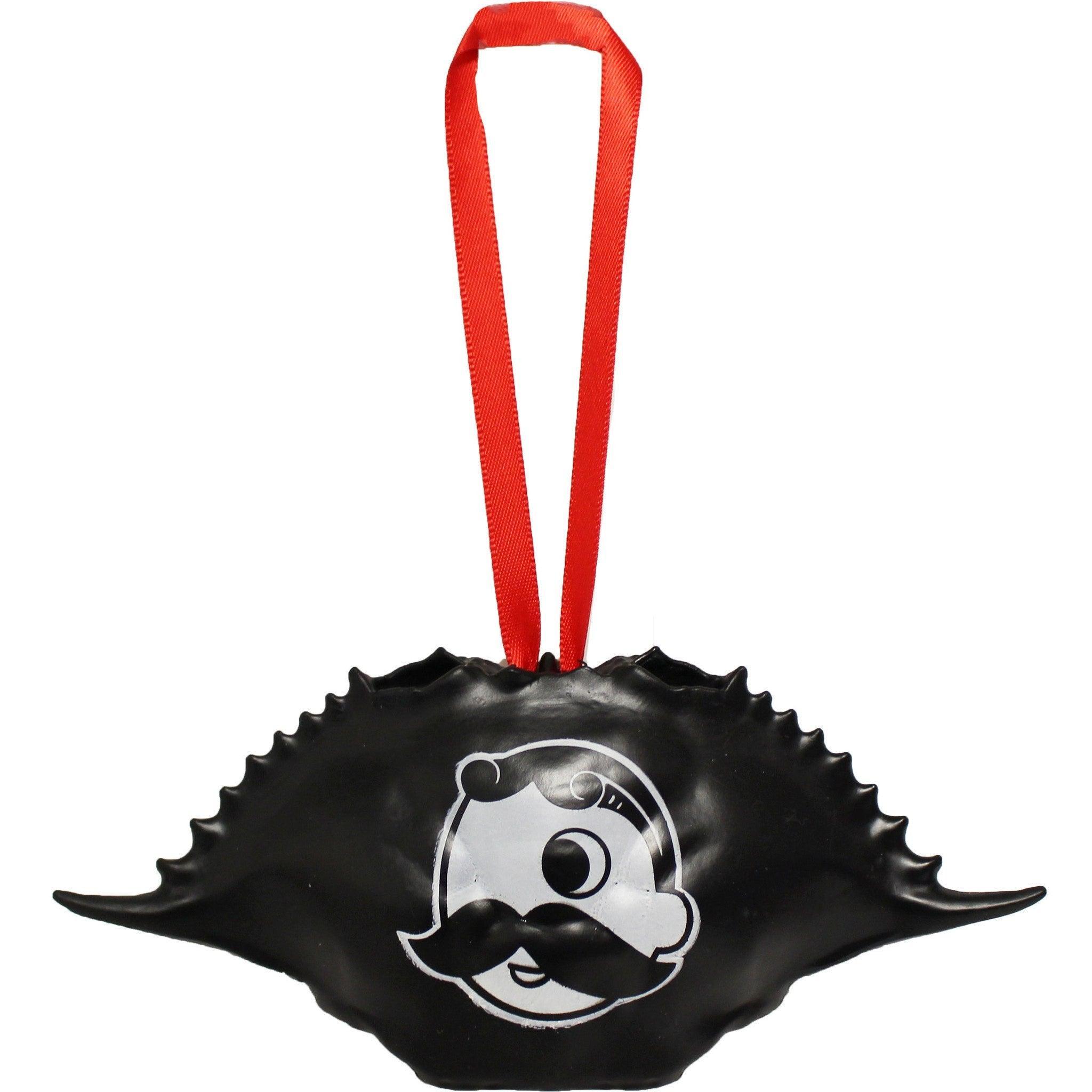 Natty Boh Logo (Black) / Crab Shell Ornament - Route One Apparel
