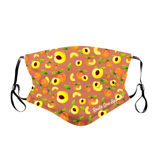 Georgia Peaches Pattern / Face Mask - Route One Apparel