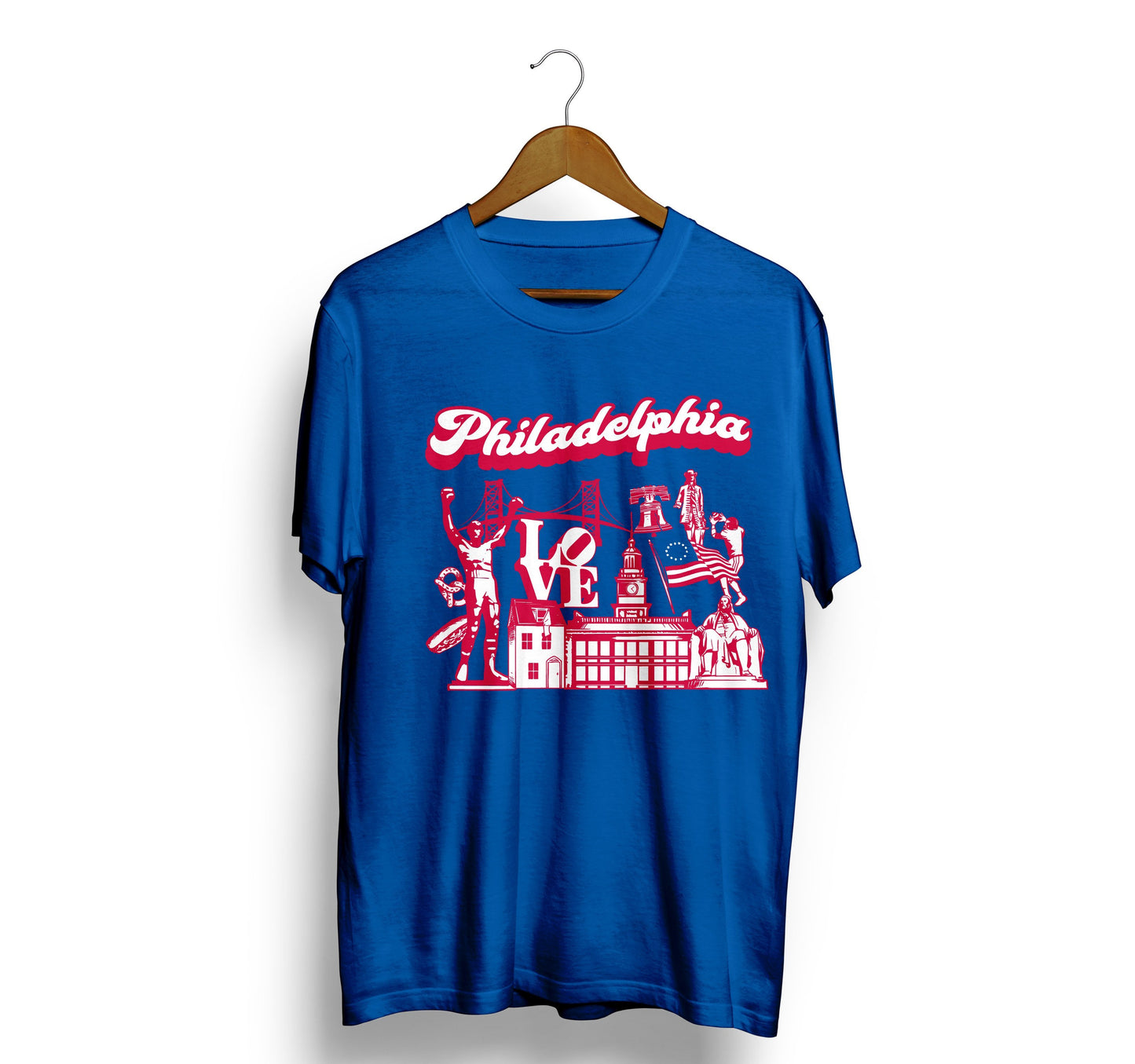 Icons of Philadelphia (Blue) / Shirt - Route One Apparel