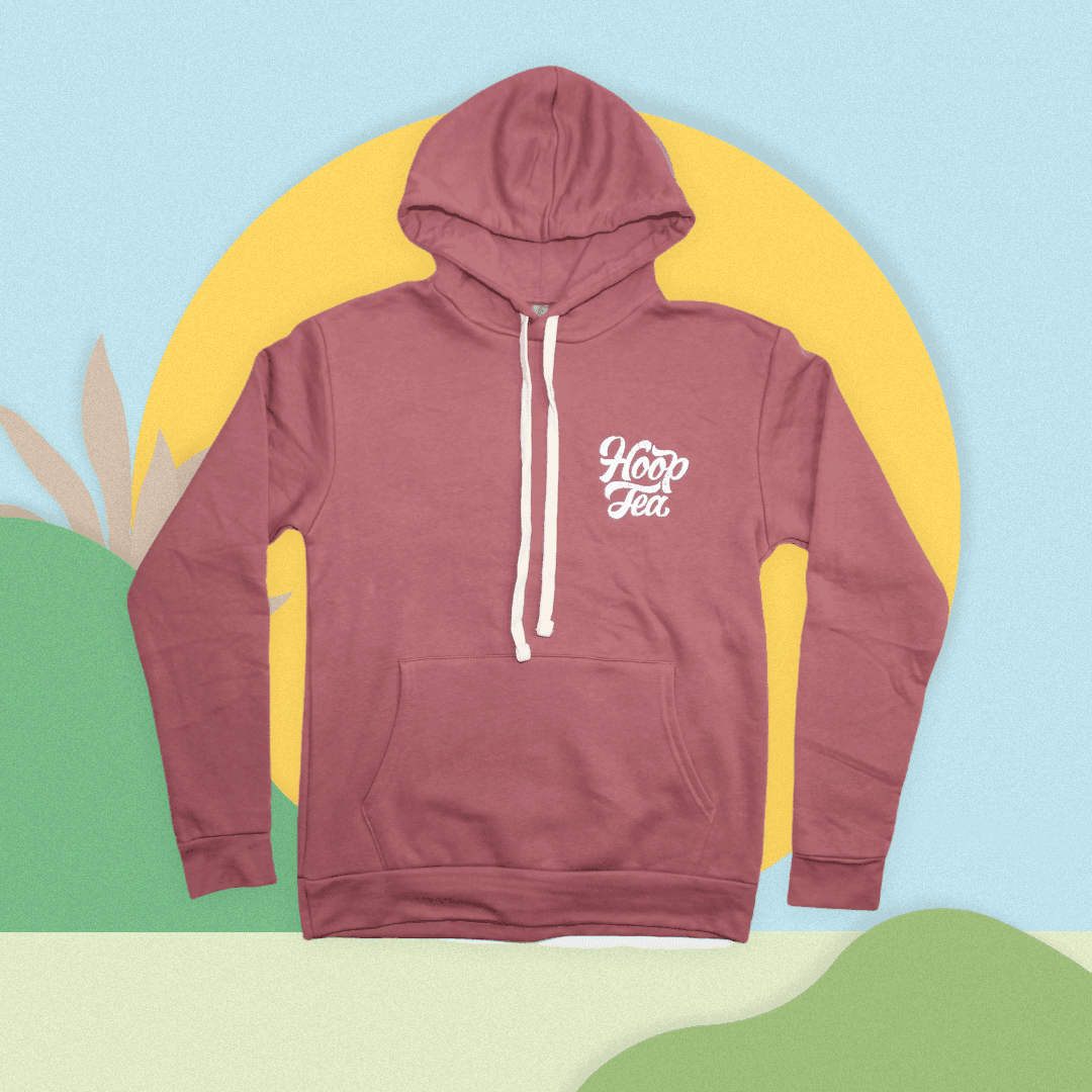 Hoop Tea Hoop Tea Logo (Mauve) / Hoodie