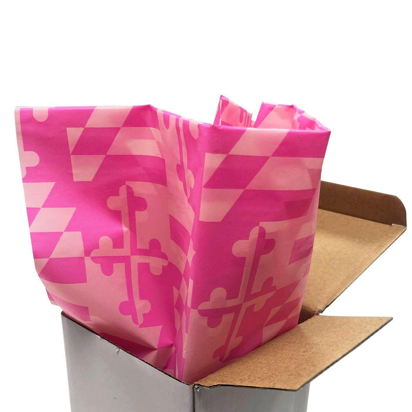 Pink Tone Maryland Flag / Tissue Paper Pack - Route One Apparel