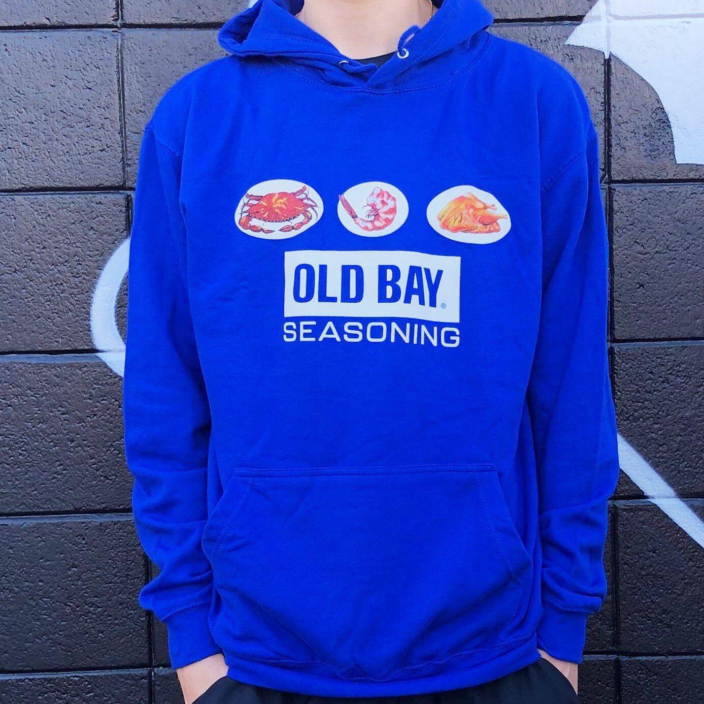 Old Bay Seasoning Plates (Blue) / Hoodie - Route One Apparel