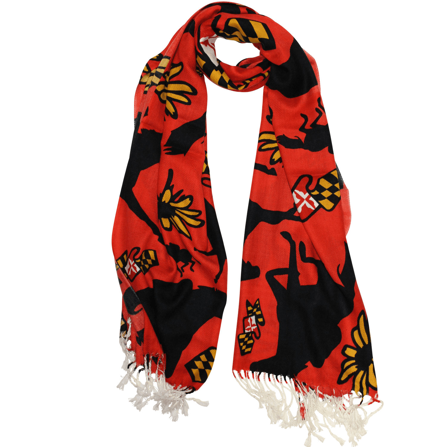 Maryland Horse Racing (Red) / Scarf - Route One Apparel