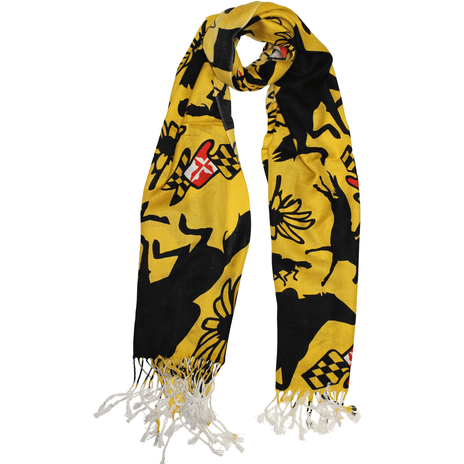 Maryland Horse Racing (Gold) / Scarf - Route One Apparel