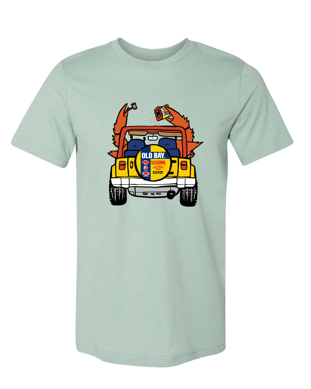 Old Bay Crab Off Roadin' (Dust) / Shirt - Route One Apparel