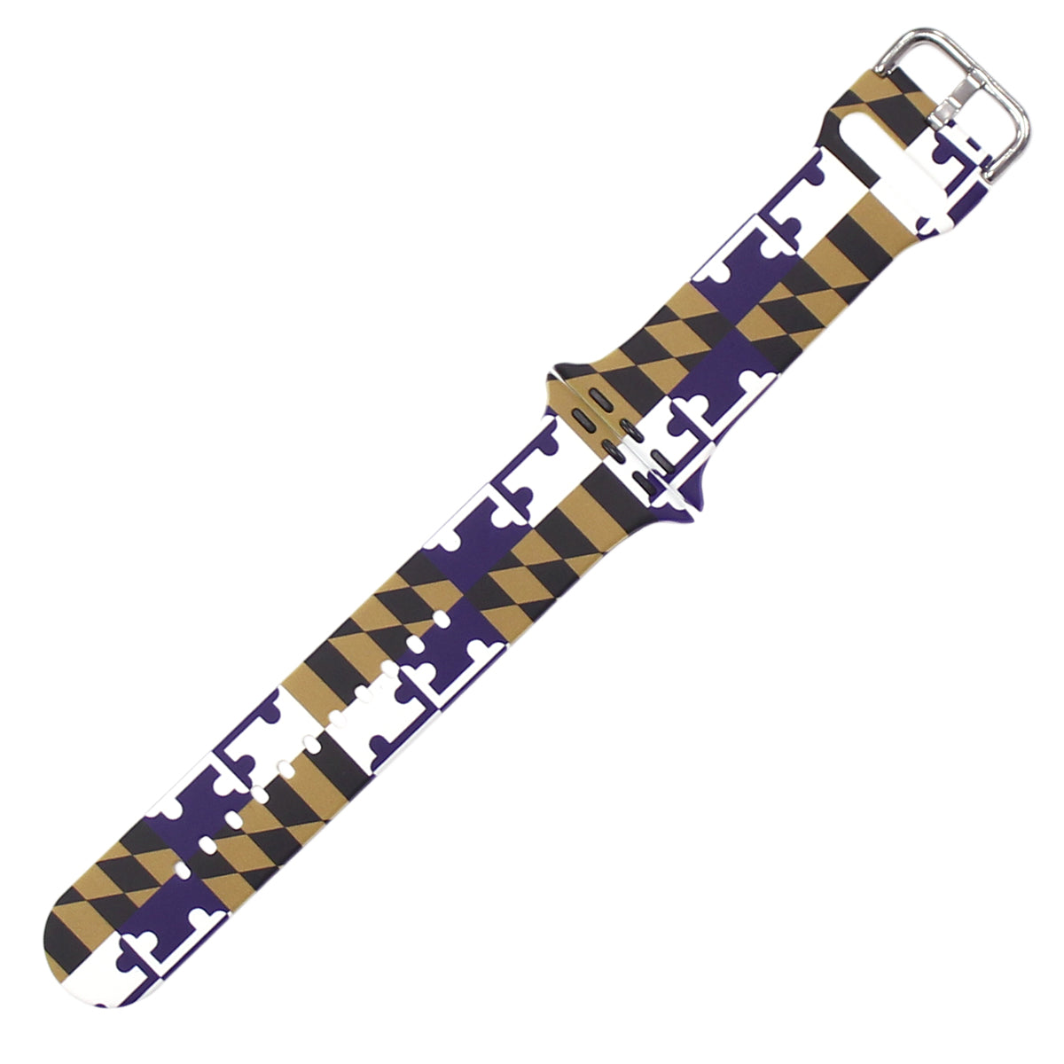 Purple & Gold Maryland Flag / Apple Watch Band - Route One Apparel