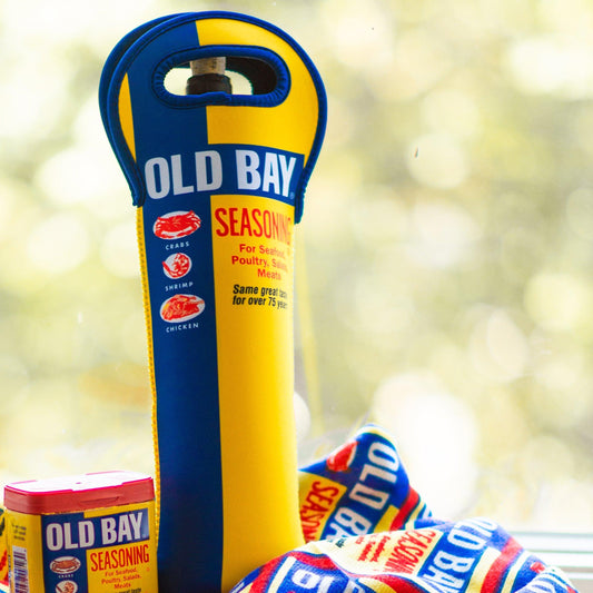 Old Bay Can / Wine Bottle Carrier & Cooler Sleeve - Route One Apparel