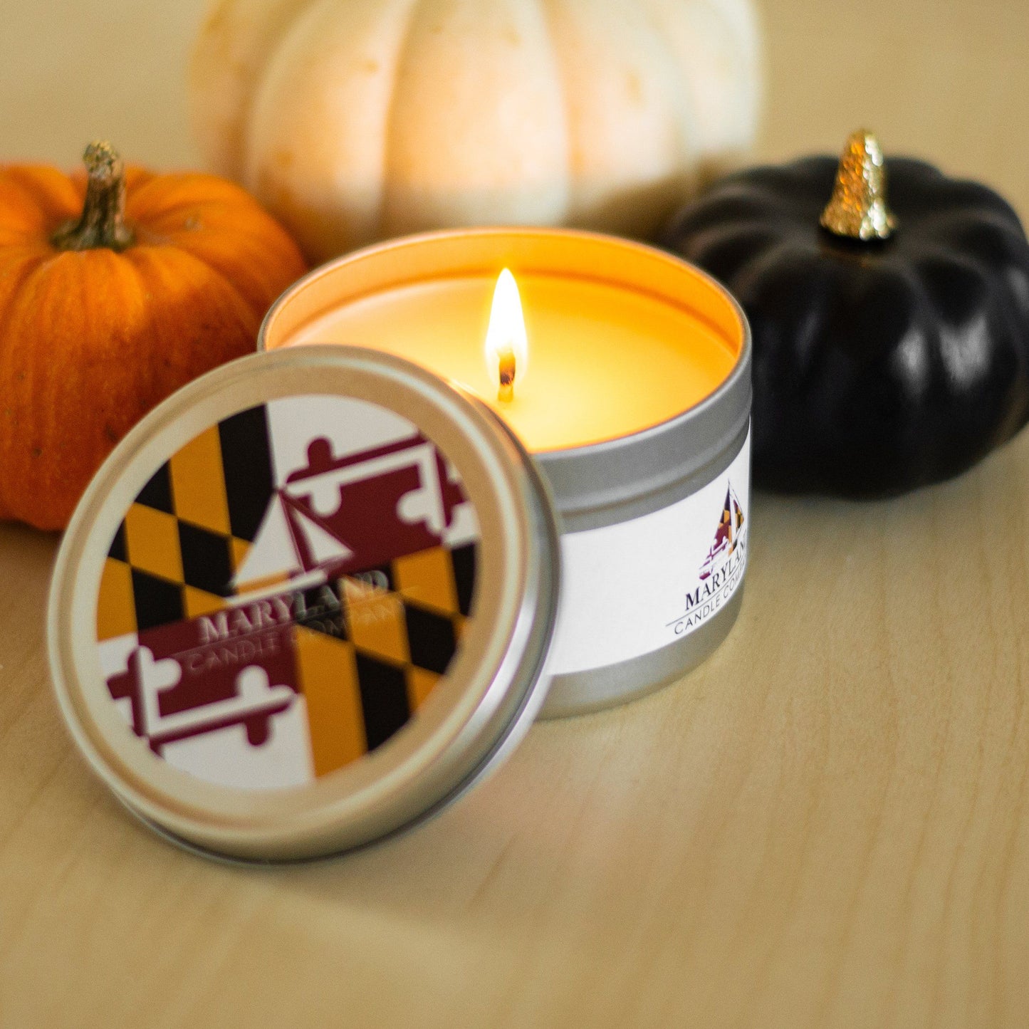 Pumpkin Spice / Exclusive Maryland Tin Candle - Route One Apparel