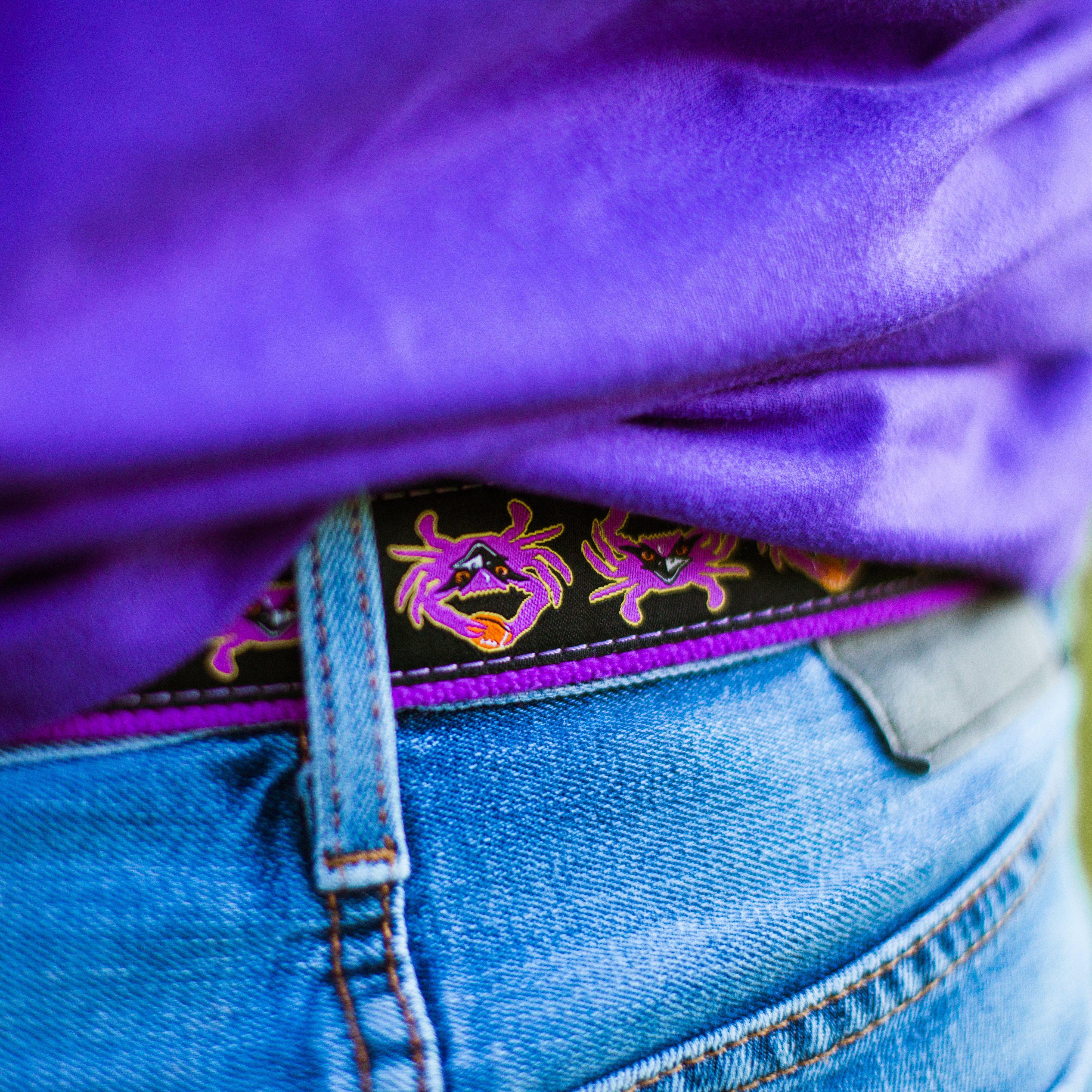 Football Purple Crab / Belt - Route One Apparel
