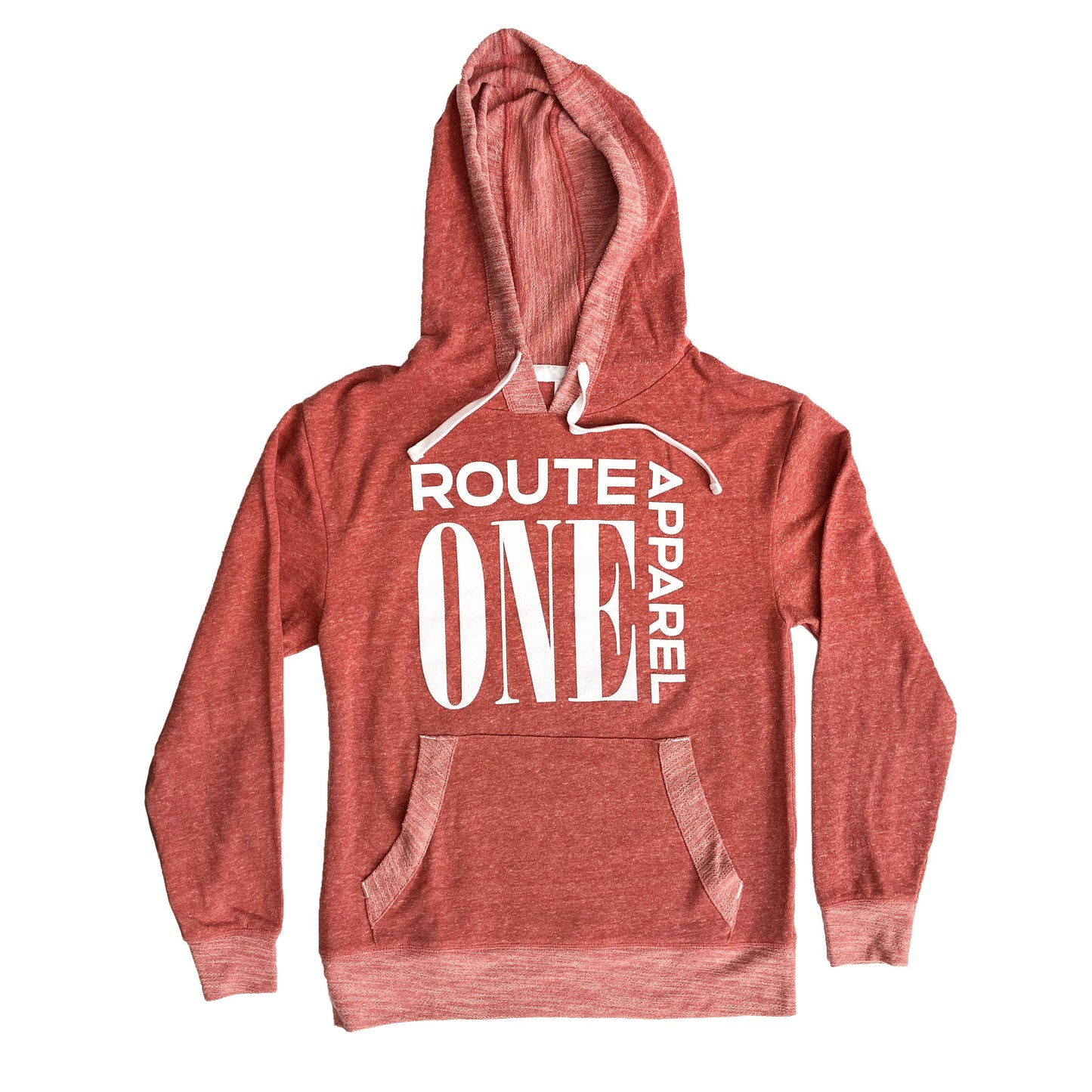 Route One Apparel Box Logo (Red Melange) / Hoodie - Route One Apparel