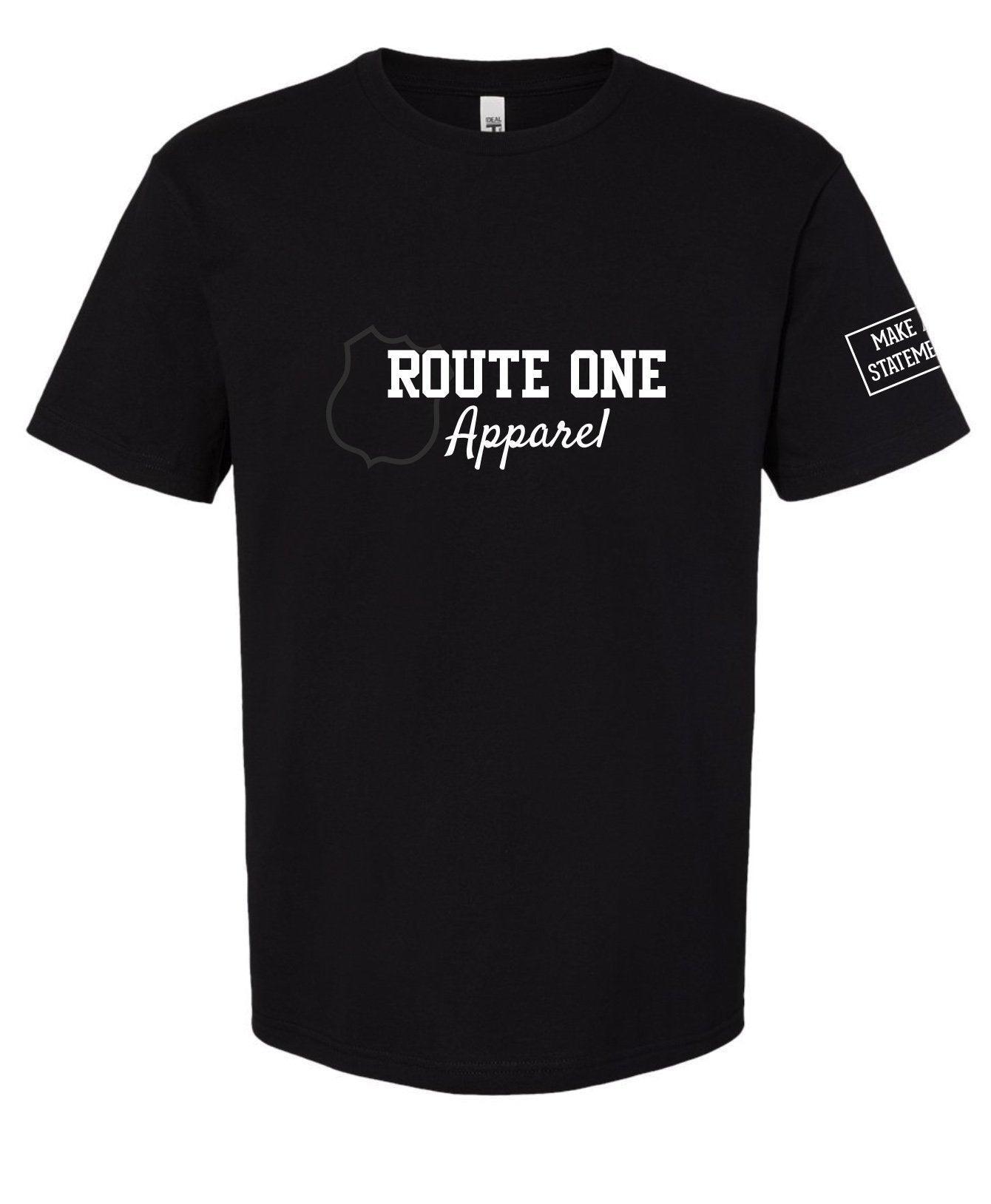 Route One Apparel Route One Apparel Varsity Logo (Black) / Shirt