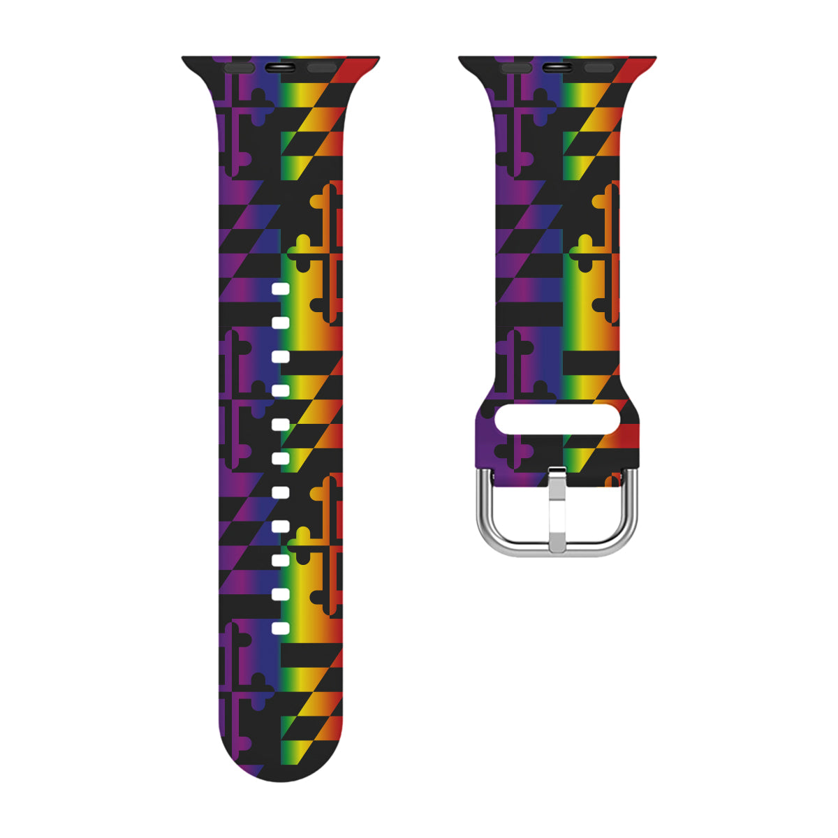Rainbow Maryland Flag / Apple Watch Band - Route One Apparel