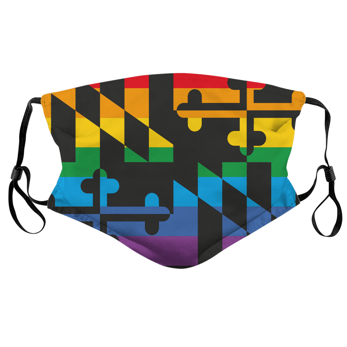 Maryland Rainbow Pride / Face Mask - Route One Apparel