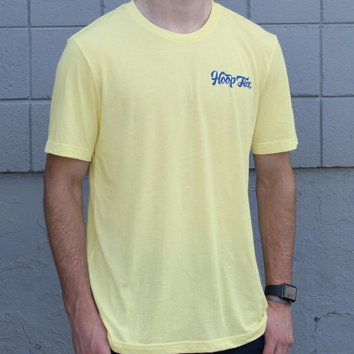 Hoop Tea Raised at the Beach (Pale Yellow) / Shirt - Route One Apparel