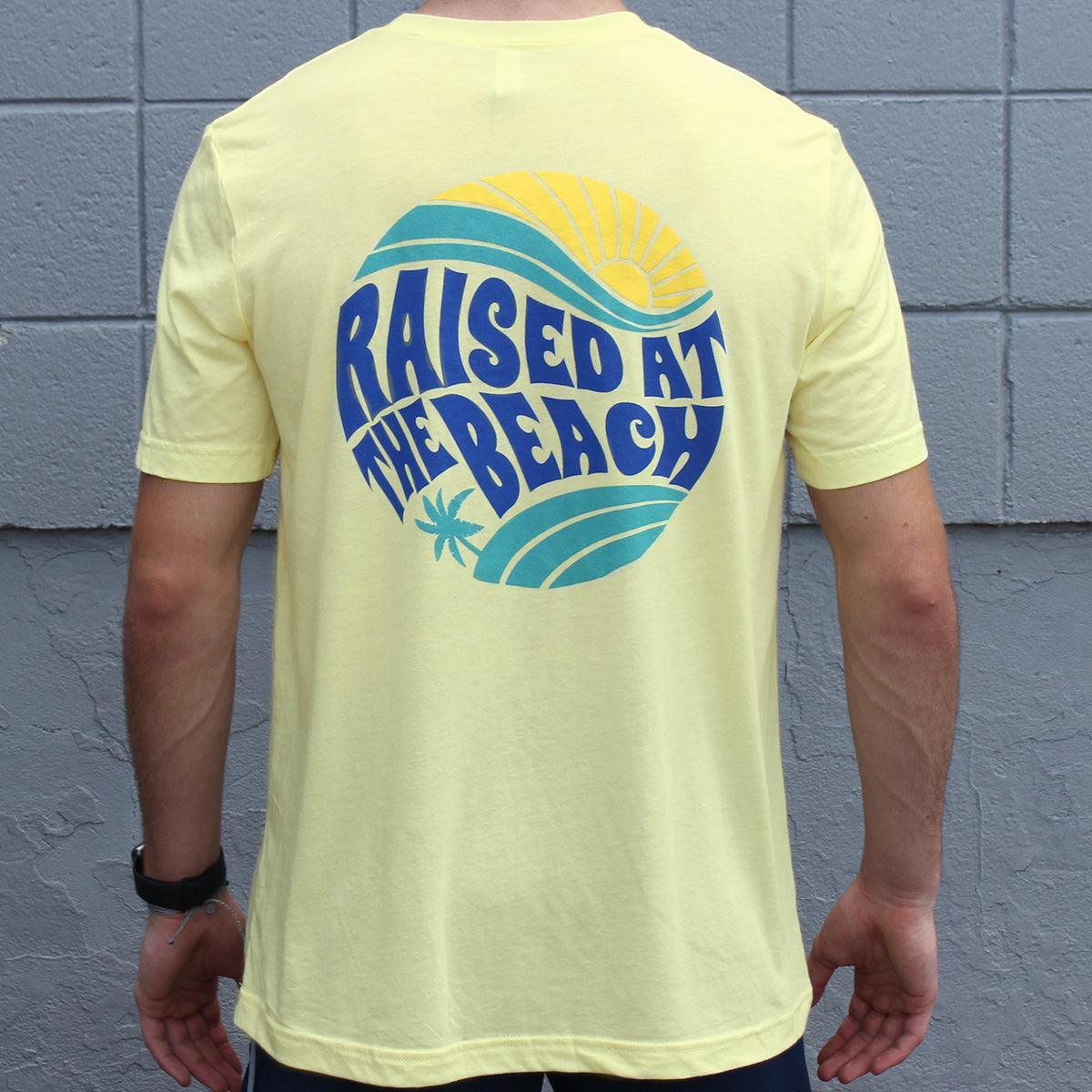 Hoop Tea Raised at the Beach (Pale Yellow) / Shirt - Route One Apparel
