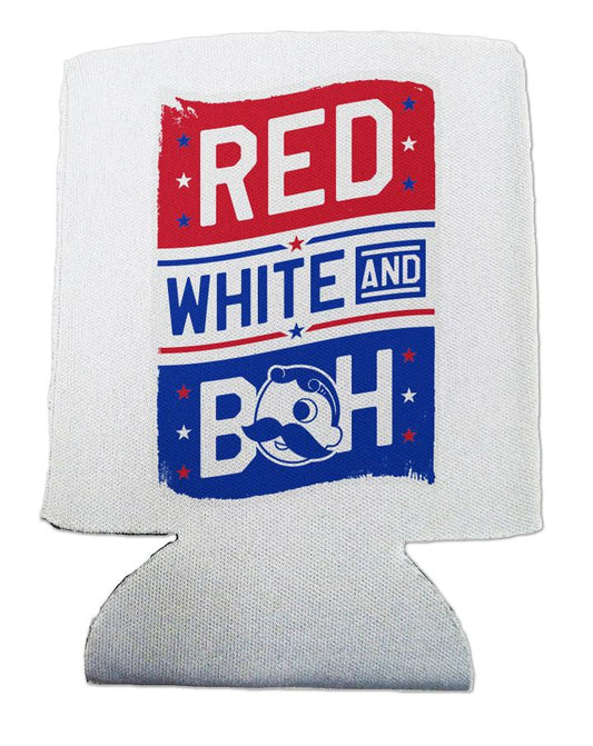 Natty Boh Red White and Boh (White)/ Can Cooler - Route One Apparel