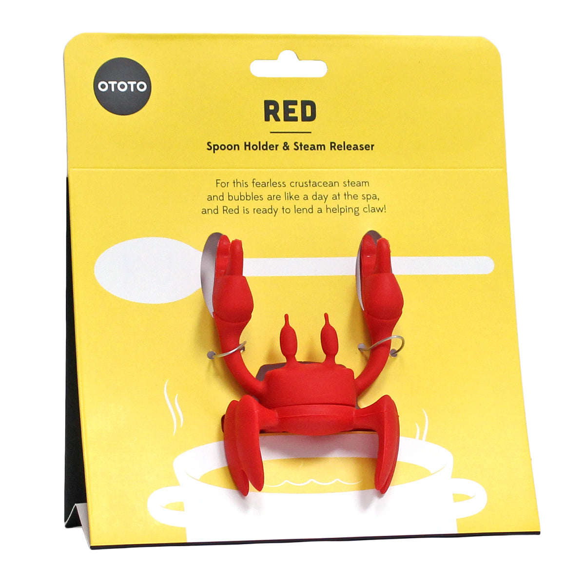  Crab Spoon Rest & Steam Releaser, Silicone Spoon Rest for Stove  Top,Kitchen Gifts Utensil RED: Home & Kitchen