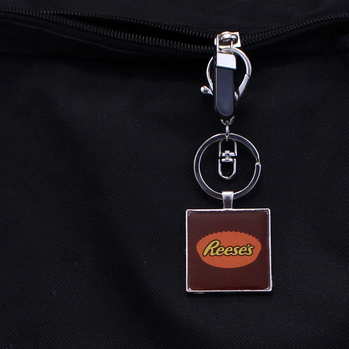 REESE'S Brown Square / Key Chain - Route One Apparel