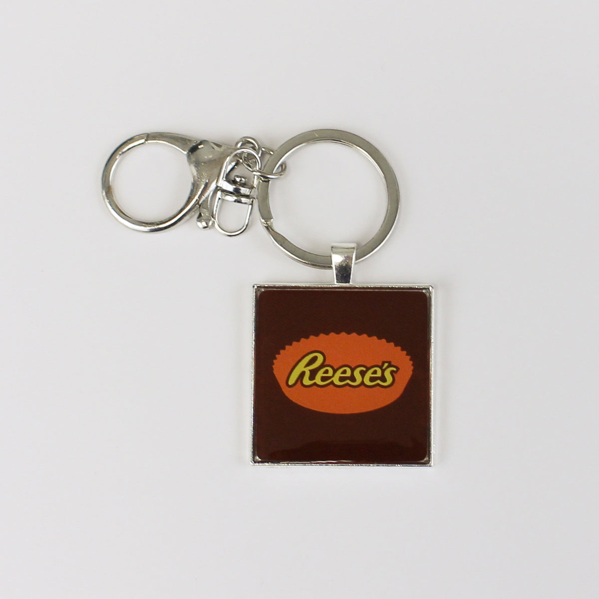 REESE'S Brown Square / Key Chain - Route One Apparel