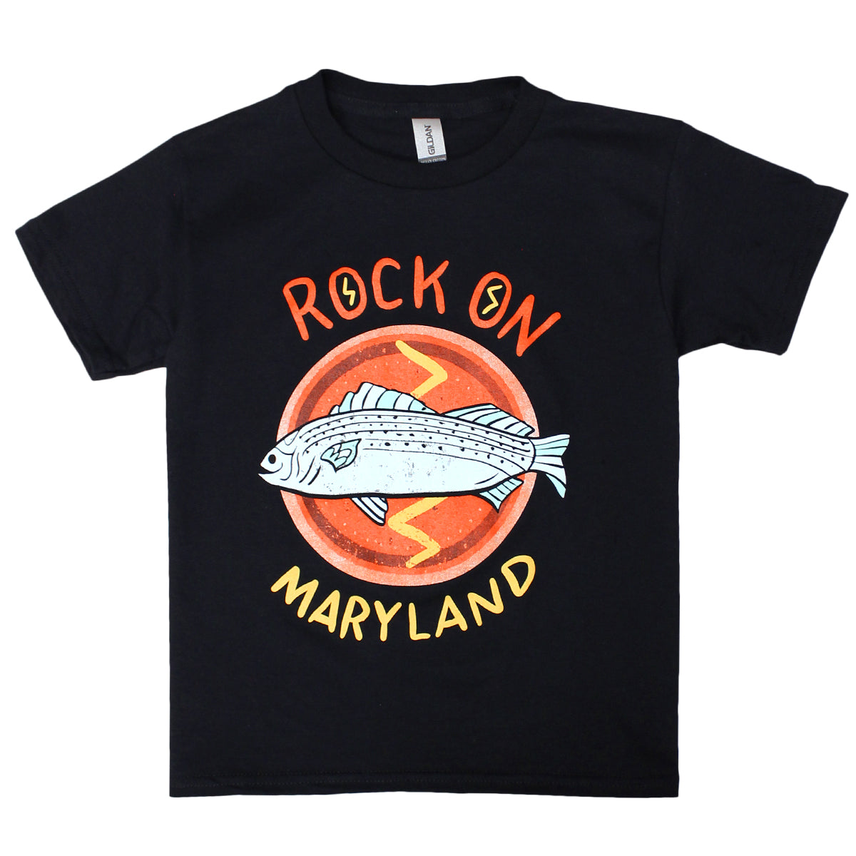 Rock On Maryland (Black) / *Youth* Shirt - Route One Apparel