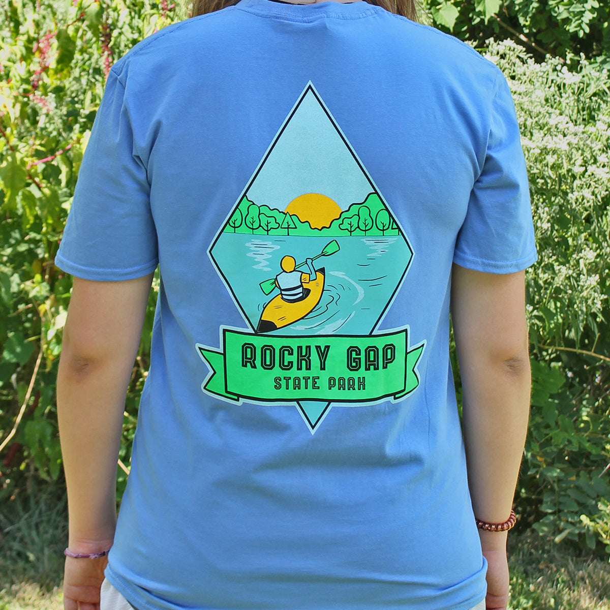 Rocky Gap State Park (Iris) / Shirt - Route One Apparel