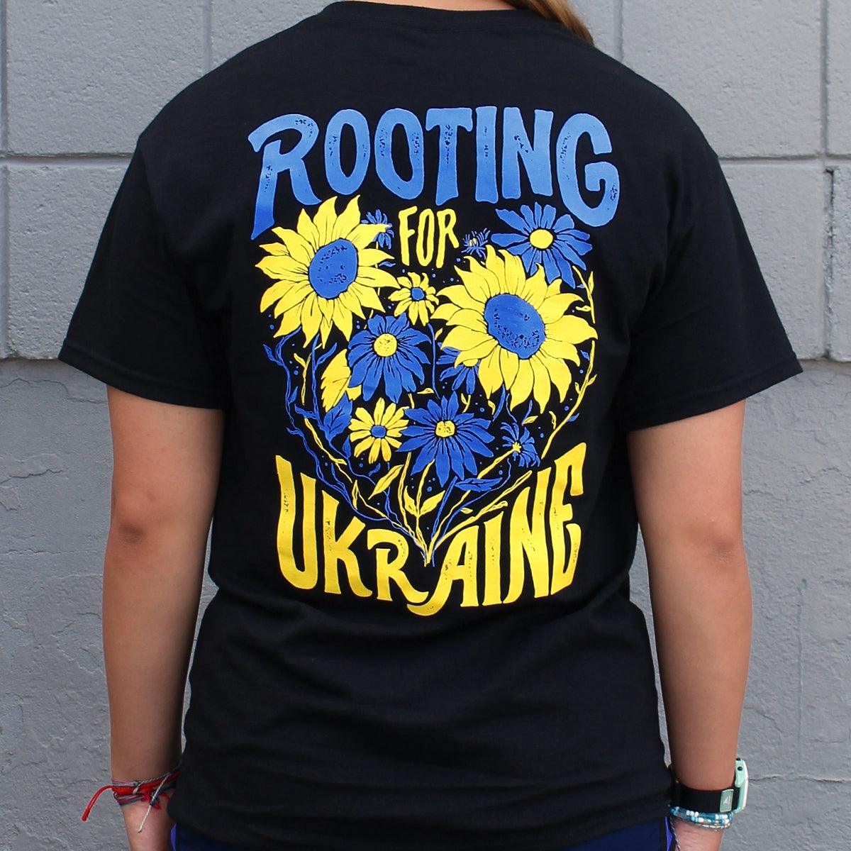 Rooting For Ukraine (Black) / Shirt - Route One Apparel