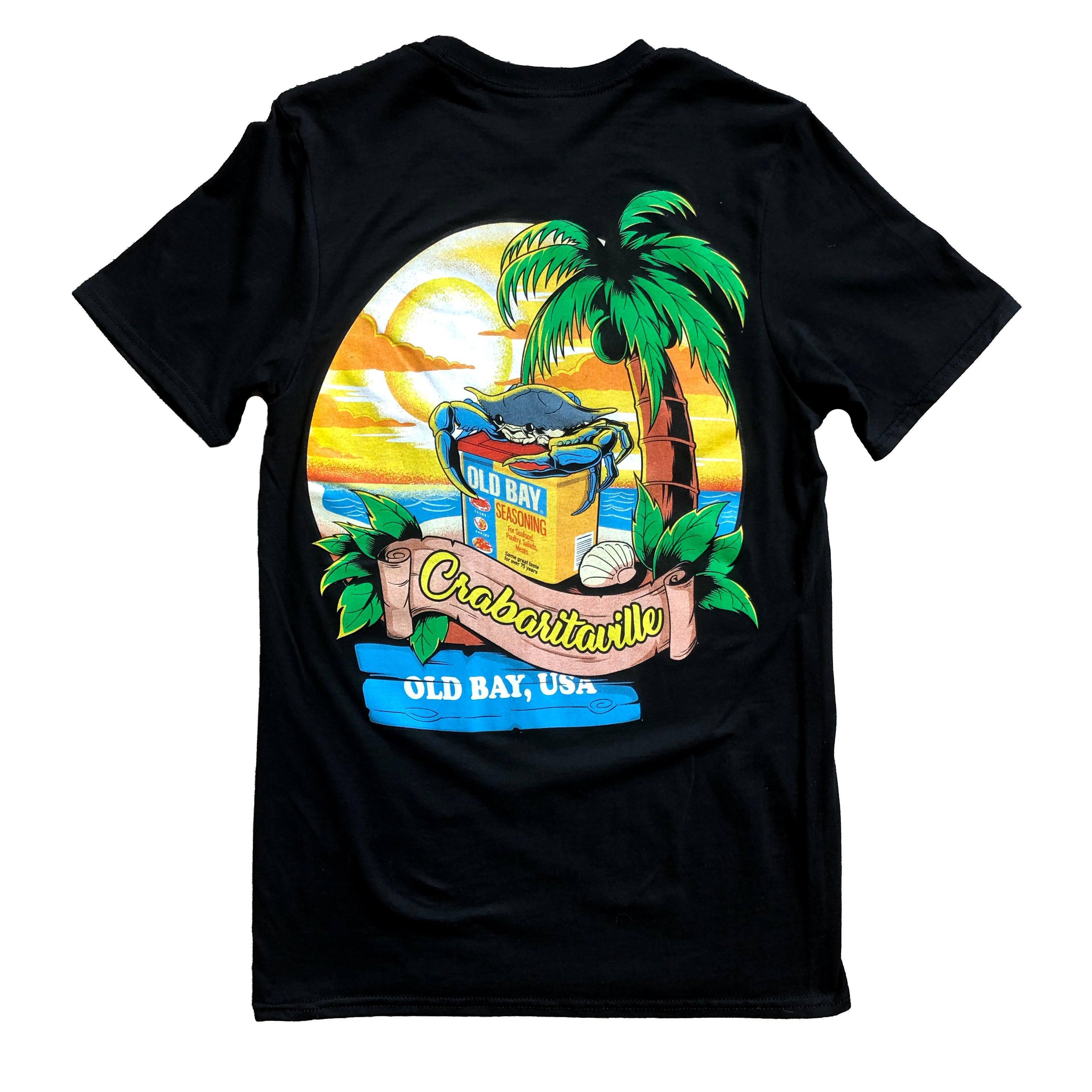 Crabaritaville - Old Bay, USA (Black) / Shirt - Route One Apparel