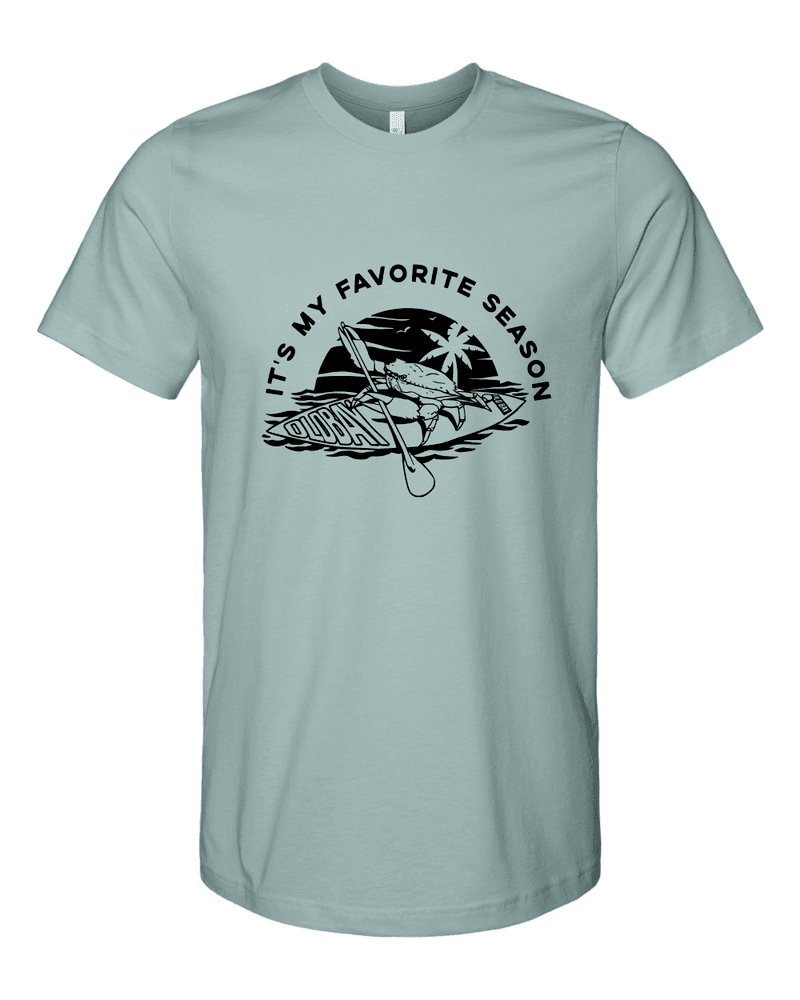 Old Bay Crab's Favorite Season (Dusty Blue) / Shirt - Route One Apparel