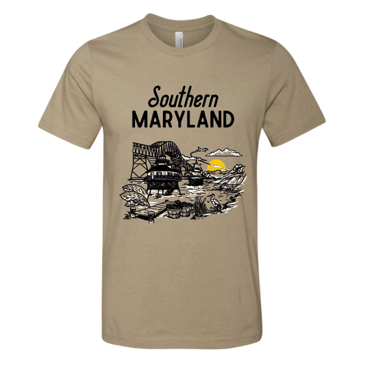 Southern Maryland (Heather Tan) / Shirt - Route One Apparel