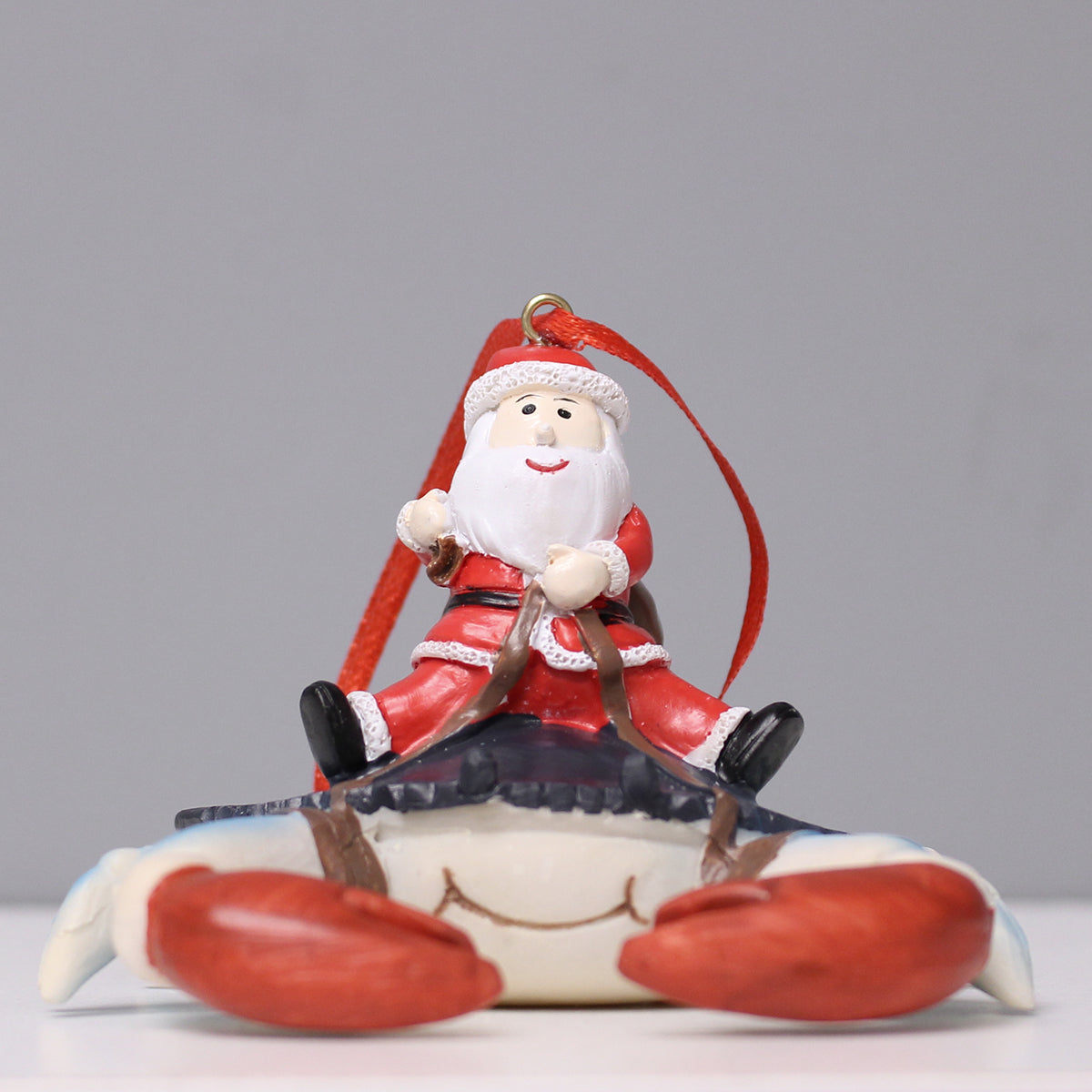 Santa on Crab / Ornament - Route One Apparel