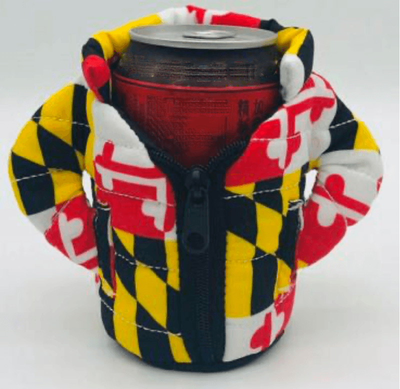 Maryland Flag Winter Jacket  / Can Cooler - Route One Apparel