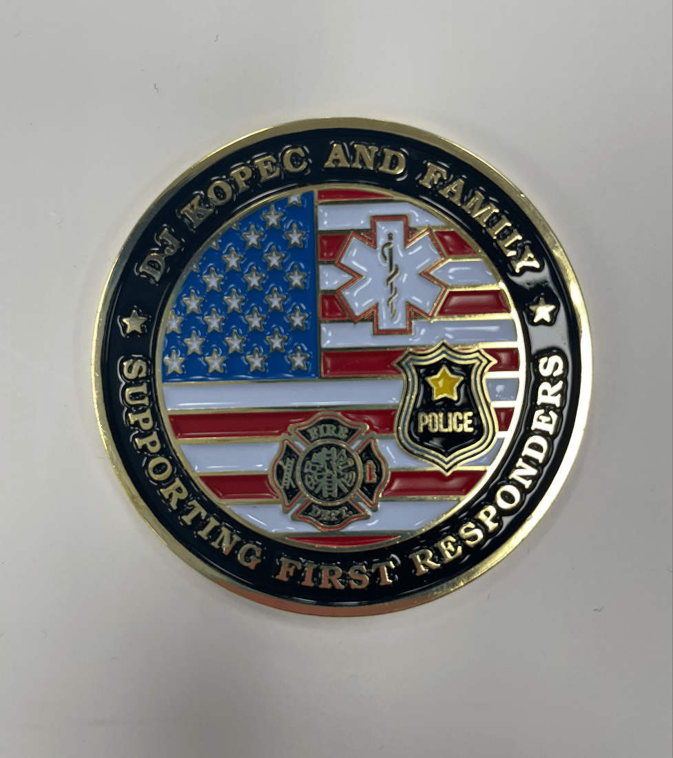 DJ Kopec - Support First Responders / Challenge Coin - Route One Apparel