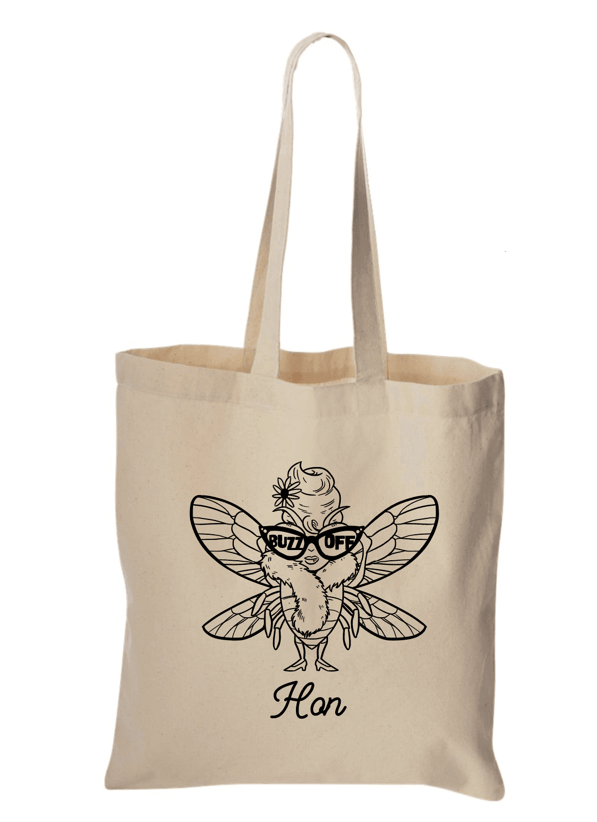 Buzz Off Cicada Hon / Tote Bag - Route One Apparel