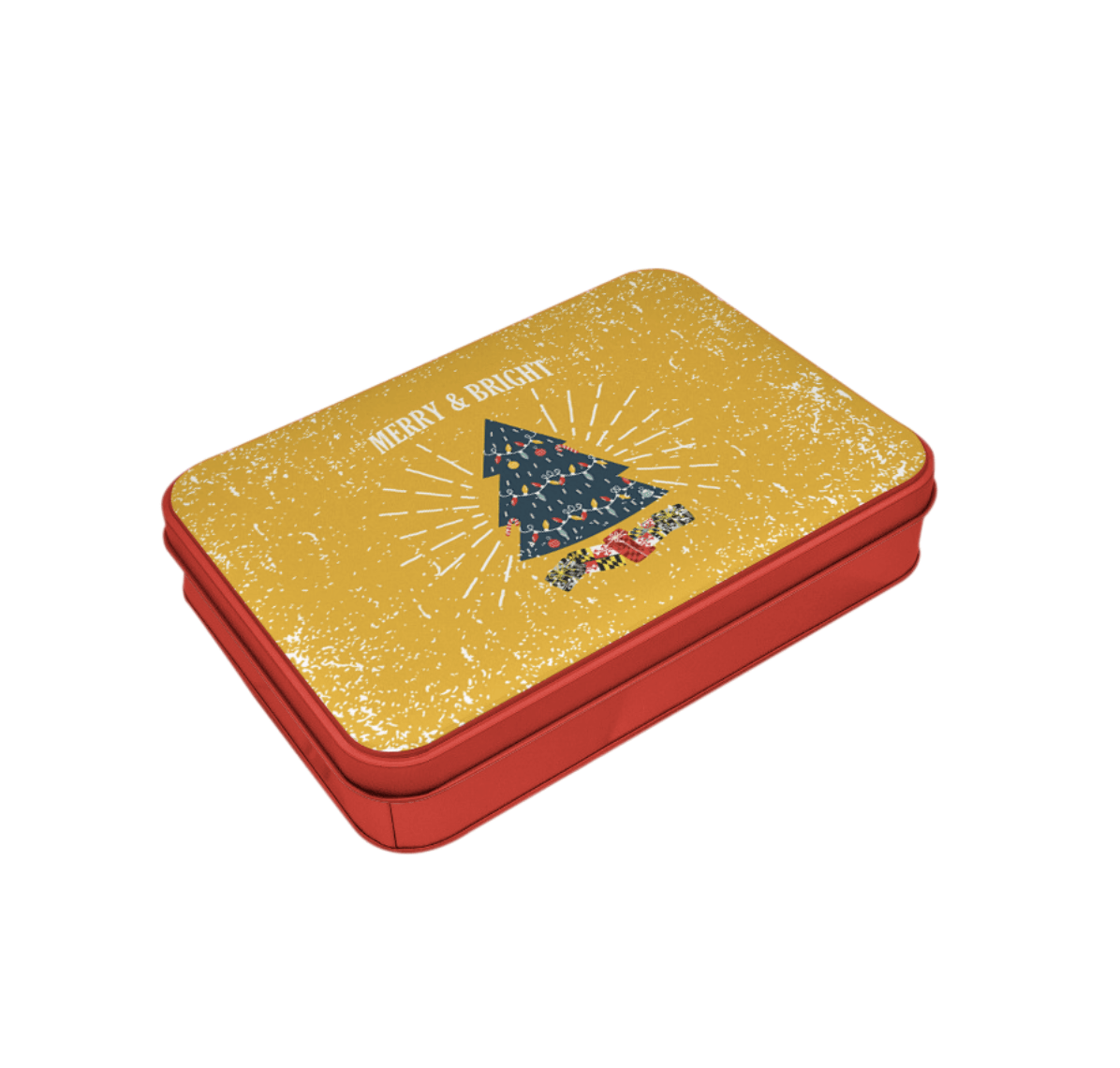 Merry & Bright (Red) / Gift Card Tin - Route One Apparel