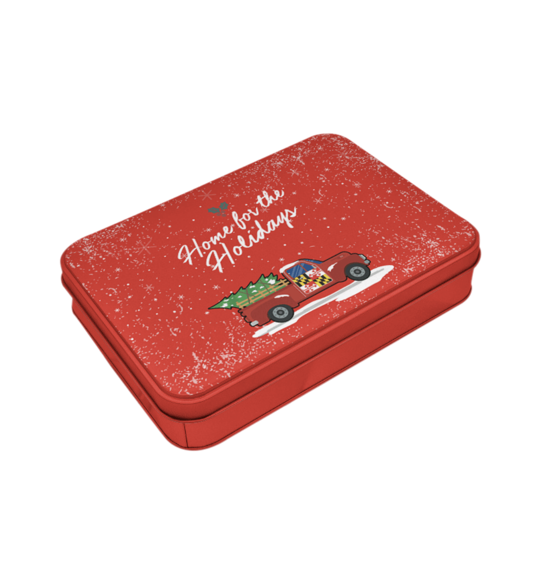 Copy of Home For The Holidays (Red) / Gift Card Tin - Route One Apparel