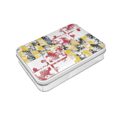 Maryland Flag Floral / Gift Card Tin - Route One Apparel