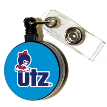 Utz Logo (Blue) / Retractable Badge Holder - Route One Apparel
