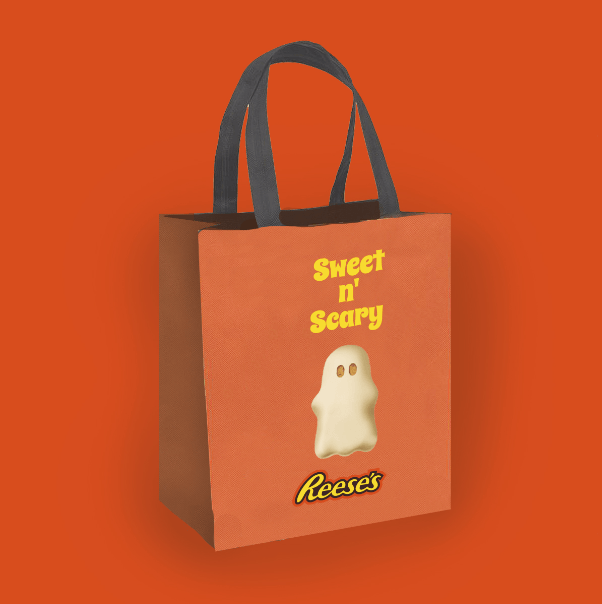 Hershey's Sweet n' Scary (Orange) / Reusable Shopping Bag - Route One Apparel