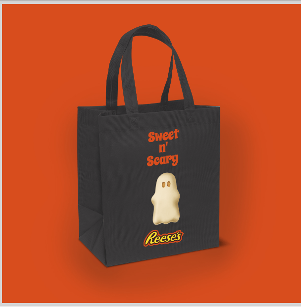 Hershey's Sweet n' Scary (Black) / Reusable Shopping Bag - Route One Apparel