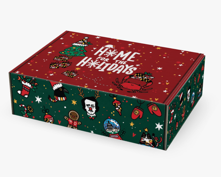 Home for the Holidays / Gift Box (Plain Box Only - No Products Inside) - Route One Apparel