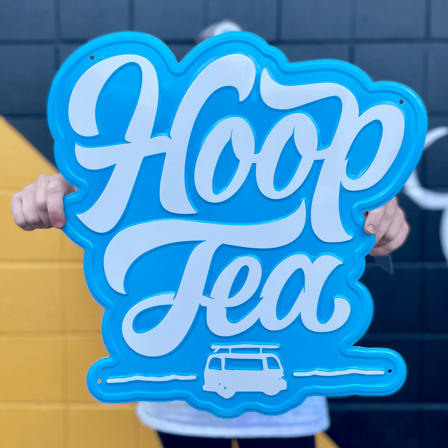 Hoop Tea / Aluminum Sign - Route One Apparel
