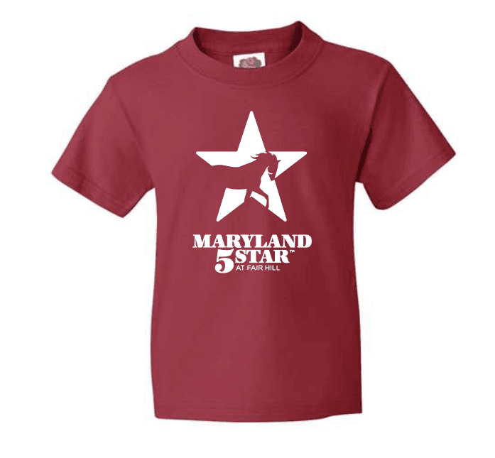 Maryland 5 Star Maryland 5 Star Official (Red) / *Youth* Shirt