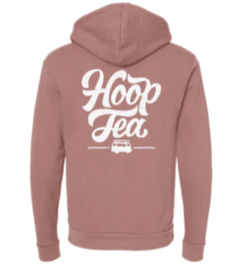 Hoop Tea Hoop Tea Logo (Mauve) / Hoodie Pink