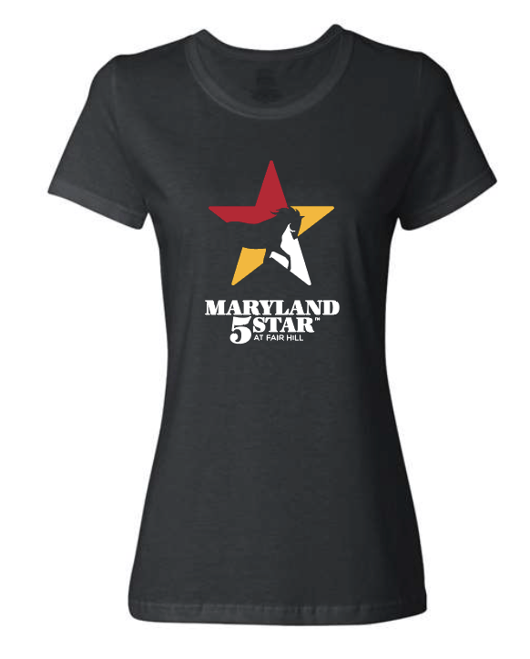 *PRE-ORDER* Maryland 5 Star Official (Black) / Ladies Shirt - Route One Apparel