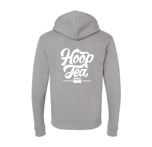 Hoop Tea Logo (Lead Grey) / Hoodie - Route One Apparel