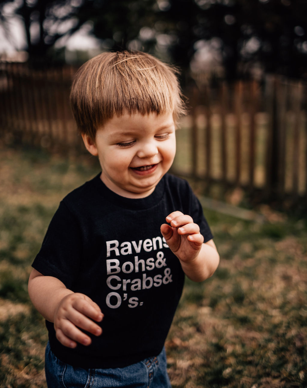 Ravens & Bohs & Crabs & O's (Black) / *Toddler* Shirt - Route One Apparel